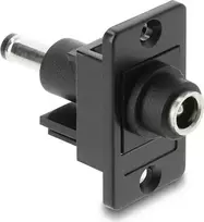 Skydinis nuolatinės srovės (DC) statinės tipo adapteris DELOCK 5,5x2,5 mm į 5,5x2,1 mm, modelis 91120