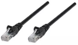 Intellinet 342094 tinklo komutacinis kabelis, Cat6, UTP, RJ45 kištukas–kištukas, 7,5 m, juodas