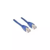 Wentronic Goobay CAT 5e jungiamasis laidas, F/UTP, mėlynas, 0,5 m - CCA vario mišinys (50157)