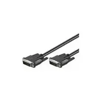 Wentronic Goobay DVI-D FullHD kabelis Dual Link, juodas, 3 m - DVI-D kištukas Dual-Link (24+1 kaištis) > DVI-D kištukas Dual-Link (24+1 kaištis) (68083)