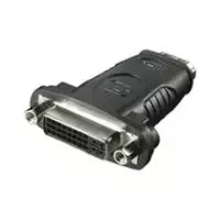 Wentronic Goobay HDMI™ / DVI-I adapteris, HDMI standartinis lizdas (A tipas), juodas – 19 kontaktų HDMI™ lizdas > DVI (24+5) lizdas (60752)