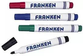 Markeris Franken Z1903 4 vnt. juoda mėlyna raudona