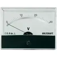 Voltcraft AM-86X65/30V/DC montavimo matavimo prietaisas 30 V nuolatinės srovės sukamojo ritės matuoklis