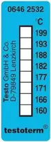 Testo 0646 2532 juostelės temperatūrai matuoti, 50 x 18 mm
