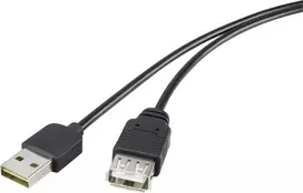 USB ilginimo laidas Renkforce Duplex 2.0 Reversible USB M to W 5V, 1365371