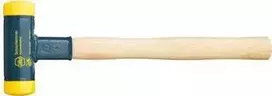 Wiha 02099 minkštaplaktis plaktukas su dead-blow funkcija ir hickory medienos kotu, 2600 g