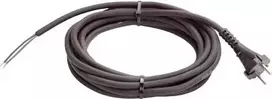 Maitinimo laidas AS Schwabe 70532 — 3 m H05RN-F, 2x1,0 mm², juodas