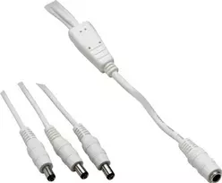 VOLTCRAFT žemos įtampos jungiamasis laidas, lizdas – kištukas, 5,5 mm / 2,1 mm, 0,35 m, 1 vnt. (072981C)