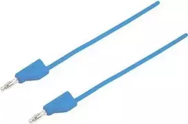 VOLTCRAFT matavimo laidas [4 mm kištukas - 4 mm kištukas] 1 m mėlynas MSB-300 (MSB-300-1-BL)