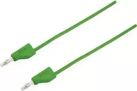 VOLTCRAFT matavimo laidas [Kištukas 4 mm - Kištukas 4 mm] 5 m Žalias MSB-300 (MSB-300-5-GR)