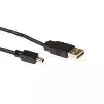 USB laidas ACT USB 2.0 A kištukas - Mini USB B kištukas 1,80 m