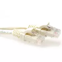 ACT Ivory 15 m U/UTP CAT6A patch laidas su RJ45 jungtimis, be užkabinimo
