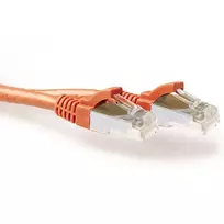 ACT Orange 2,00 m SFTP CAT6A pataisos kabelis su apsauga nuo užkliuvimo ir RJ45 jungtimis