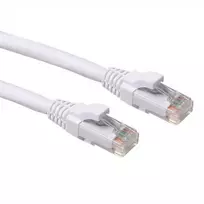 ACT White 20.00 m U/UTP CAT6A patch laidas su RJ45 jungtimis, snagless