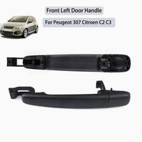 Automobilio priekinės kairės išorinės išorinės išorinės durelių rankenos keleivio pusėje Peugeot 307 2001-07 Citroen C2 2003-2007 C3 white