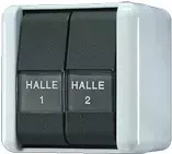 Jung 805 NAW Elektrinis jungiklis 1P Juodas - Baltas (805NAW)