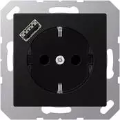 JUNG A1520-18ASWM kištukinis lizdas F tipo su USB išėjimu