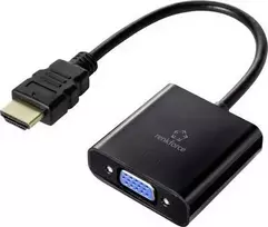 Renkforce RF-4531578 Laido adapteris HDMI VGA - 3,5 mm Juodas (RF-4531578)