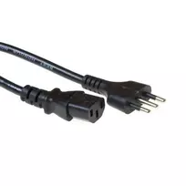 Maitinimo laidas ACT Powercord su itališku kištuku C13 juodas 1,8 m