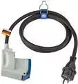 Maitinimo adapterio laidas AS Schwabe 61483 Schuko kištukas į CEE kampinę movą 230V 16A