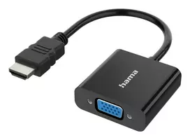 HAMA HDMI į VGA adapteris Classic Line 00300091 — HDMI (įvestis) į VGA (išvestis), Full HD 1080p