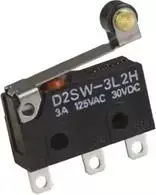 Omron D2SW-3L2H mikrojungiklis 125 V/AC 3 A 1 x on/(on) 1 vnt. Maišelis