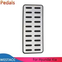 Automobilio kojos atrama, pedalų dangtelis Hyundai Ix25 Creta Accent Verna Solaris Elantra I30 ir Kia K2 Rio Soul KX3 K5 white