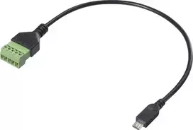 Renkforce USB 2.0 adapterio laidas [1x 2.0 Micro-B kištukas - 1x gnybtinis jungimas] RF-6443956 30
