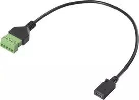 Renkforce USB 2.0 adapterinis laidas [1x 2.0 lizdas Mini-B - 1x gnybtinis jungimas] RF-6443962 30 cm