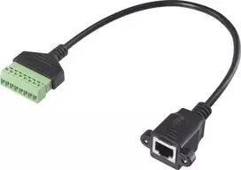 Renkforce RJ45 tinklo adapterio kabelis [1x RJ45 lizdas 8p8c - 1x gnybtinis jungimas] 30 cm (RF-6443976)