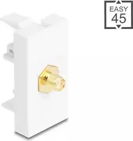 Adapteris DELOCK SMA motina-SMA motina 90914, baltas