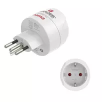 Hama 00223484 adapteris kištukui J tipas C tipas (Europlug) baltas