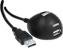 USB 2.0 prailginimo laidas stalui, 1,5 m, idealiai tinka USB atmintukams ir kitiems įrenginiams (17000161)