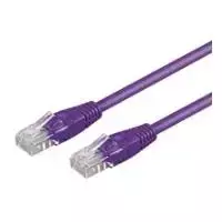 Goobay RJ-45 kabelis 20m Cat6 violetinis 95275