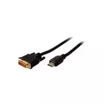 shiverpeaks HDMI/DVI-D 10m laidas - HDMI - DVI-D - Kištukas - Kištukas - Auksuotas - Juodas (BS77488)