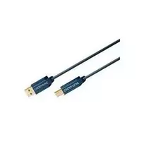 ClickTronic 3m USB 2.0 A/B laidas, mėlynas (70097)