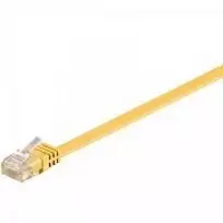 Wentronic RJ-45 CAT6 2m jungiamasis laidas, kištukas/kištukas, U/UTP, geltonas (96414)