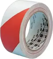 PVC žymėjimo juosta 3M 767i — 33 m ilgio, 50 mm pločio, raudona/balta