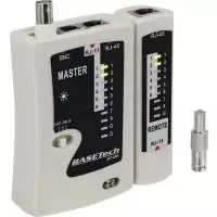 Basetech kabelių testeris BT-200, tinka RJ-45, RJ-11, BNC