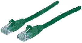 Intellinet tinklo laidas, Cat6, 20 m, žalias, CCA, U/UTP, PVC, RJ45, auksuoti kontaktai, be užkabinimo, su apsauginiu gaubtu, viso gyvenimo garantija