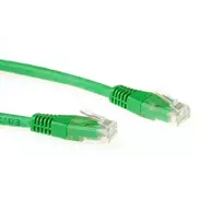 ACT Green 5 m LSZH U/UTP CAT6 jungiamasis laidas su RJ45 jungtimis