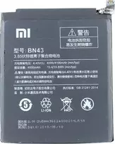 Xiaomi BN43 baterija, skirta Redmi Note 4X ir 4, 4100 mAh, ličio jonų