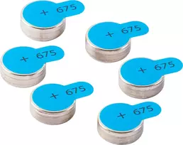 Baterijos klausos aparatams Intenso Energy A675 (cinko-oro)