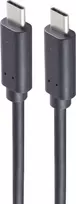 USB-C laidas ShiverPeaks BS13-48035 2m, USB-C, juodas, 20Gbit/s
