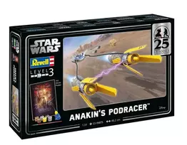Revell 05639 dovanų rinkinys su surenkamu modeliu Anakin's Podracer EP1, 25-erių metų jubiliejus