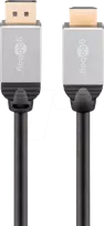 Wentronic 71460 Laidinės sąsajos / lyties adapteris DisplayPort → HDMI juoda - pilka