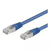 Wentronic Goobay CAT 5e jungiamasis laidas, SF/UTP, mėlynas, 5 m - CCA vario mišinys (68057)