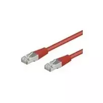 Wentronic Goobay CAT 5e jungiamasis kabelis, SF/UTP, raudonas, 0,5 m - CCA vario mišinys (68031)
