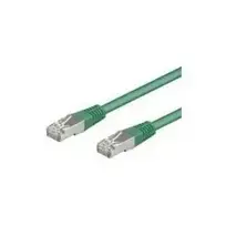 Wentronic Goobay CAT 5e jungiamasis laidas, F/UTP, žalias, 15 m - CCA vario mišinys (50870)