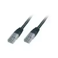 Wentronic Goobay CAT 5e Patch Laidas, U/UTP, Juodas, 1 m - CCA Vario Mišinys (68644)